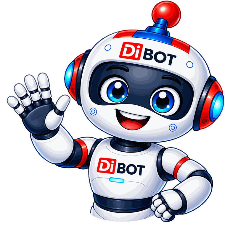 DiBOT، وكيل أعمالك الذكي، يلوّح مرحّباً